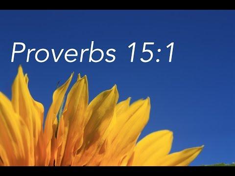 Proverbs 15:1- A Bible Memory Verse Song for Children