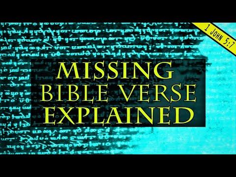 A Missing Bible Verse? || 1 John 5:7