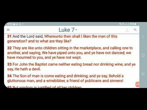 KJV-Daily Bible: a.m. Luke 7:32-50