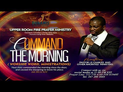 Special Commanding Your Morning for 08-09 with Pastor J.E Charles | Job 38: 12-13