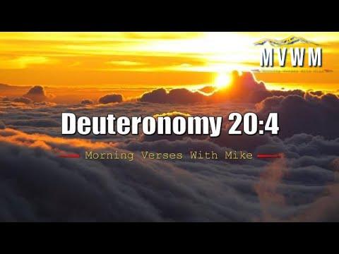 ???? Deuteronomy 20:4 | Morning Verses With Mike | #MVWM