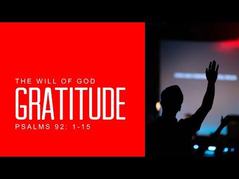 The Will Of God- Gratitude  -  Psalms 92: 1-15  - Sunday Service - RCCG His Fullness - 27th DEC