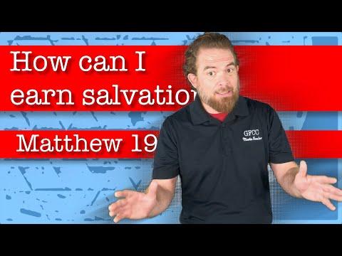 How can I earn salvation? - Matthew 19:16-22