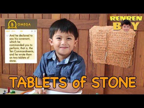 DRAW “Tablets of Stone” Tábuas de Pedra | RENRENBOY’s Artwork | Deuteronomy 4:13
