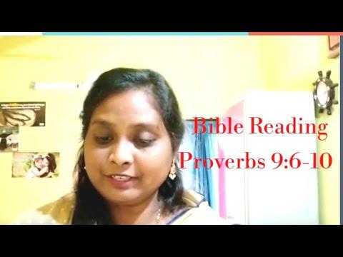 19.08.2020 Bible Reading, Proverbs 9:6-10