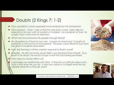 God Provides (2 Kings 7: 1-15+)