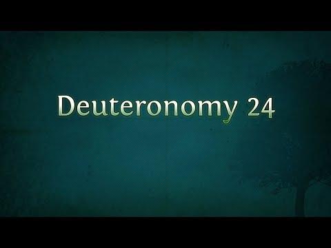 Deuteronomy 24:1-4:  Here's what it means.