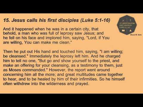 15. Jesus calls his first disciples (Luke 5:1-16)