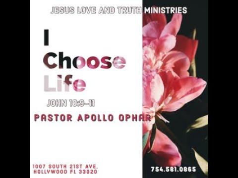 I Choose Life | Pastor Apollo | John 10:9-11