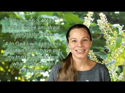 Psalm 56:3-4 KJV - Trust, Courage - Scripture Songs