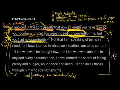 True Honesty Minimizes Misunderstanding: Philippians 4:10–13, Part 1
