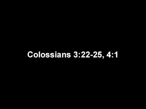 Colossians Bible Study with Chuck Missler (Colossians 3:18-4), Part 5