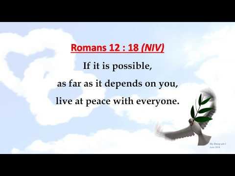 Romans 12 : 18 - If it is possible - w accompaniment (Scripture Memory Song)