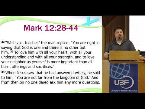 Mark 12:28-44 - David Calls Jesus Lord - Milwaukee UBF