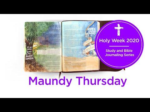 Holy Week Bible Journaling: Gethsemane Hebrews 5:7
