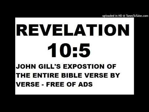 Revelation 10:5 - John Gill's Exposition of the Entire Bible Verse by Verse