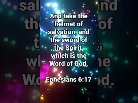 The Word Of God Defeats The Enemy! * Ephesians 6:17 * Today's Verses