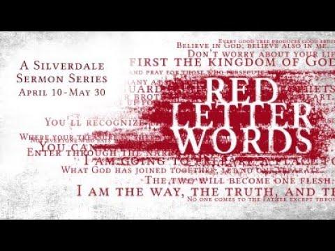 Red Letter Words | part 5 | Jesus’ Words on Marriage- Matthew 19:3-6