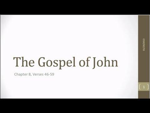 John 8:46-59 (part of the continuing weekly verse-by-verse Bible study at Tokyo Baptist Church)
