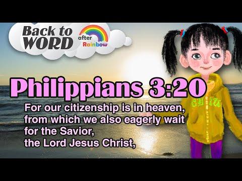 Philippians 3:20 ★ Bible Verse | Memory Verse for Kids