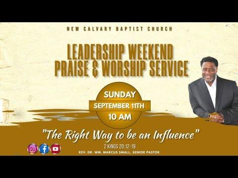 "The Right Way To Be An Influence" 2 Kings 20:12-19 Rev. Dr. Wm. Marcus Small