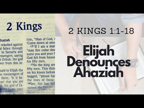 2 KINGS 1:1-18 ELIJAH DENOUNCES AHAZIAH (S23 E1)