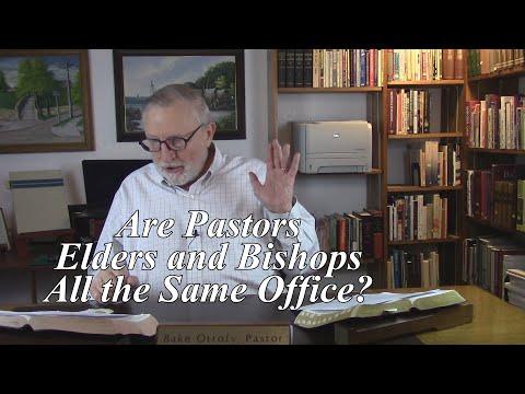 Are Pastors, Elders and Bishops All the Same Office? 1 Peter 5:1-2. (#173)
