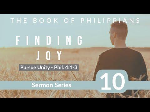 Philippians 10. Why Pursue Unity? Phil. 4:1-3. Dr. Andy Woods