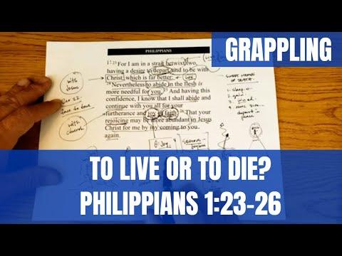 Grappling with Philippians 1:23-26