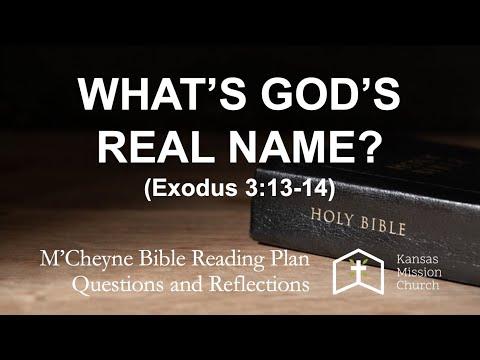 What's God's Real Name? (Exodus 3:13-14)