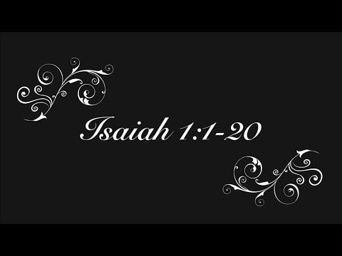 Isaiah 1:1-20 - Reading Only