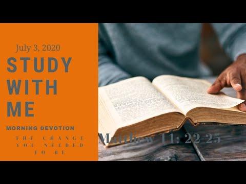 STUDY THE BIBLE WITH ME | Morning Devotion | MARK 11: 22-25 PART 4