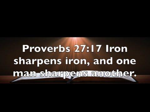 Proverbs 27:17 Iron Sharpens Iron