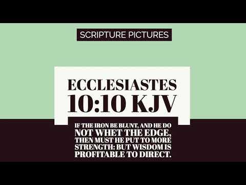 Ecclesiastes 10:10| 5 Mɪɴᴜᴛᴇs Mᴇᴅɪᴛᴀᴛɪᴏɴ Iɴ Gᴏᴅ's Wᴏʀᴅ|Sᴄʀɪᴘᴛᴜʀᴇ Pɪᴄᴛᴜʀᴇs