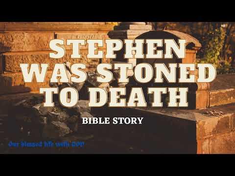 V115 – Stephen was stoned to death (Scripture Reference: Acts 6:8-8:4)