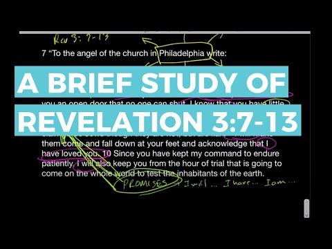Philadelphia - Revelation 3:7-13 | Scripture Study