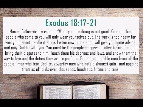 Exodus 18:17-21 PHS Biblical Framework