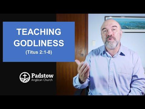 Teaching Godliness - A Sermon on Titus 2:1-8 by Richard Blight
