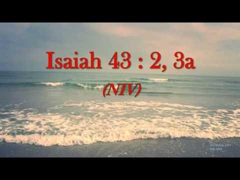 Isaiah 43 : 2, 3a - When you pass through the waters (Scripture Memory Song)