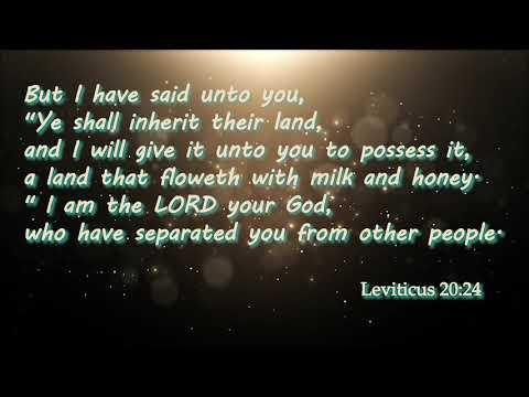 Leviticus 20:24  Today's Bible Devotion