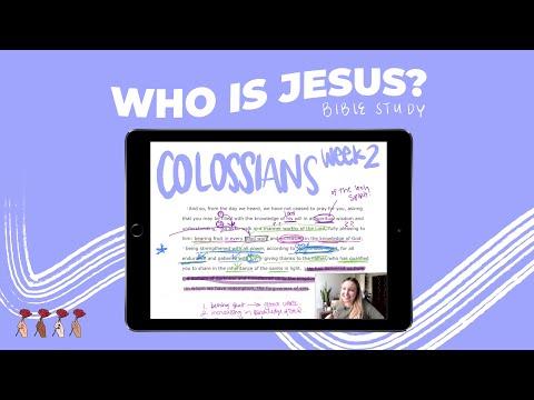 Who Is Christ? Colossians 1:13-25  Inductive  Study