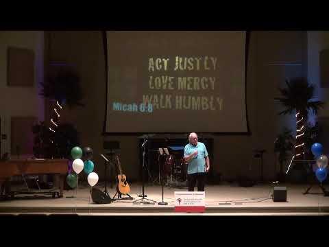 June 13: Pastor Steve Blue, "To Do Justly…" (Micah 2:6-8)