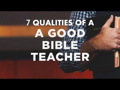 Seven Qualities of a Good Bible Teacher (John 7:14-36) TBC090416