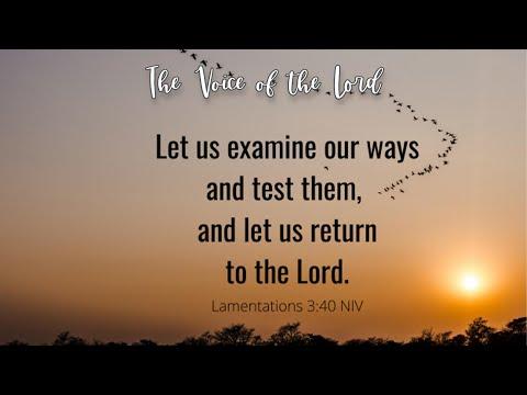 Lamentations 3:39 The Voice of the Lord  May 31, 2022 by Pastor Teck Uy