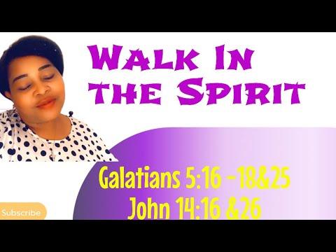 Walk in the HolySpirit (Galatians 5:16-18 -25,John14:16&26) 9 August 2022#holyspirit #queenesther