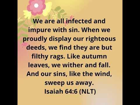 Isaiah 64:6 NLT