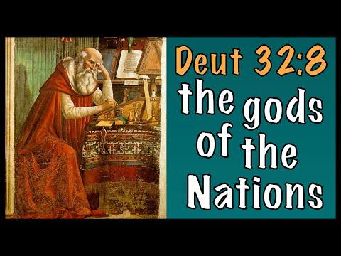 Jerome's Deuteronomy 32:8 View