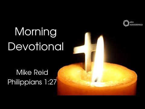 Morning Devotional - Philippians 1:27