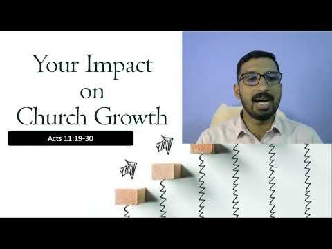 Your Impact on Church Growth | Acts 11:19-30 | Bible Study | Basil George