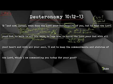 Soma- Deuteronomy 10:12-13